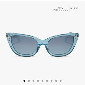 Diff Eyewear Blue Cat-Eye Sunglasses